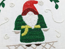 Load image into Gallery viewer, Christmas Holly Gnome Embroidery Pattern