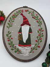 Load image into Gallery viewer, Gnome Christmas Embroidery Pattern