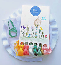 Load image into Gallery viewer, Spring Floral Embroidery Kit SALE