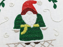 Load image into Gallery viewer, Christmas Holly Gnome Embroidery Pattern
