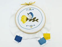 Load image into Gallery viewer, Spring Bird Floral Embroidery Pattern

