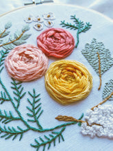 Load image into Gallery viewer, Spring Floral Embroidery Kit SALE
