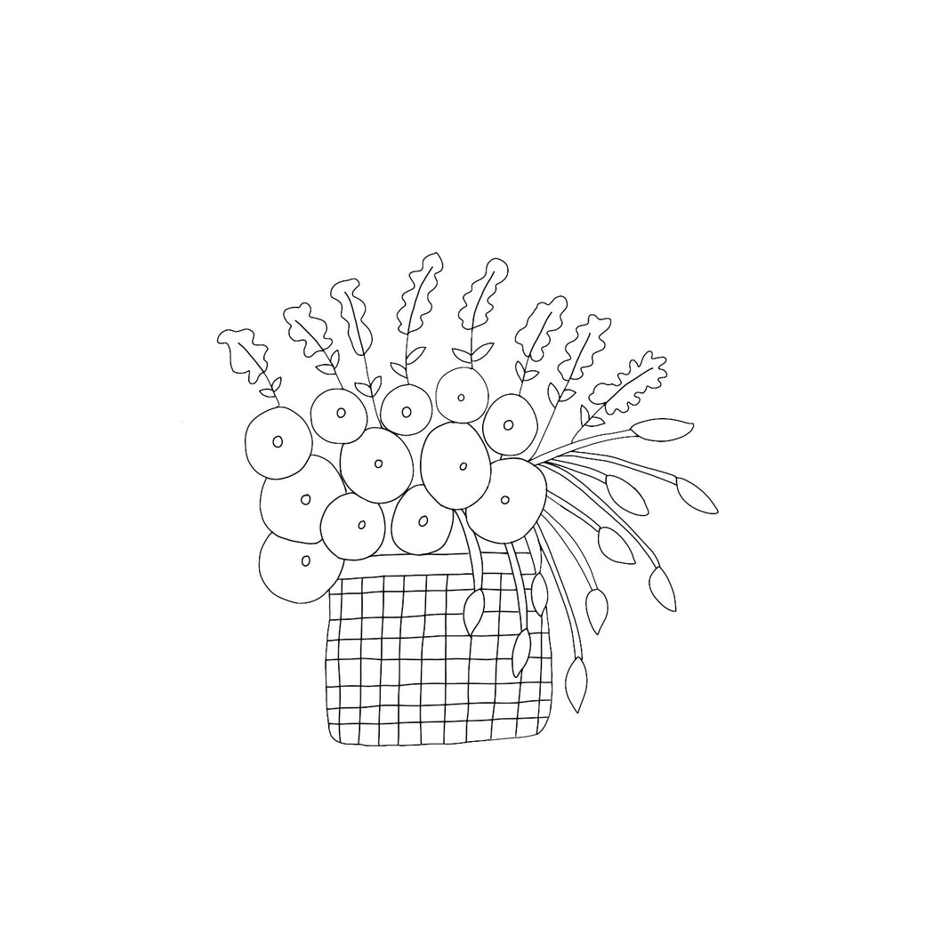 Floral Basket - Free Pattern Download